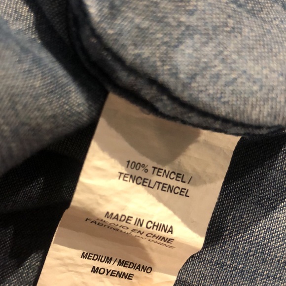 Rails Carter Dark Shadow Chambray Button-Up Shirt - Picture 12 of 12